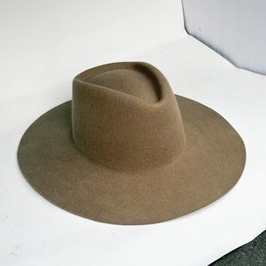 GIGI PIP Dakota Triangle Crown Hat size S/M 57 Brown